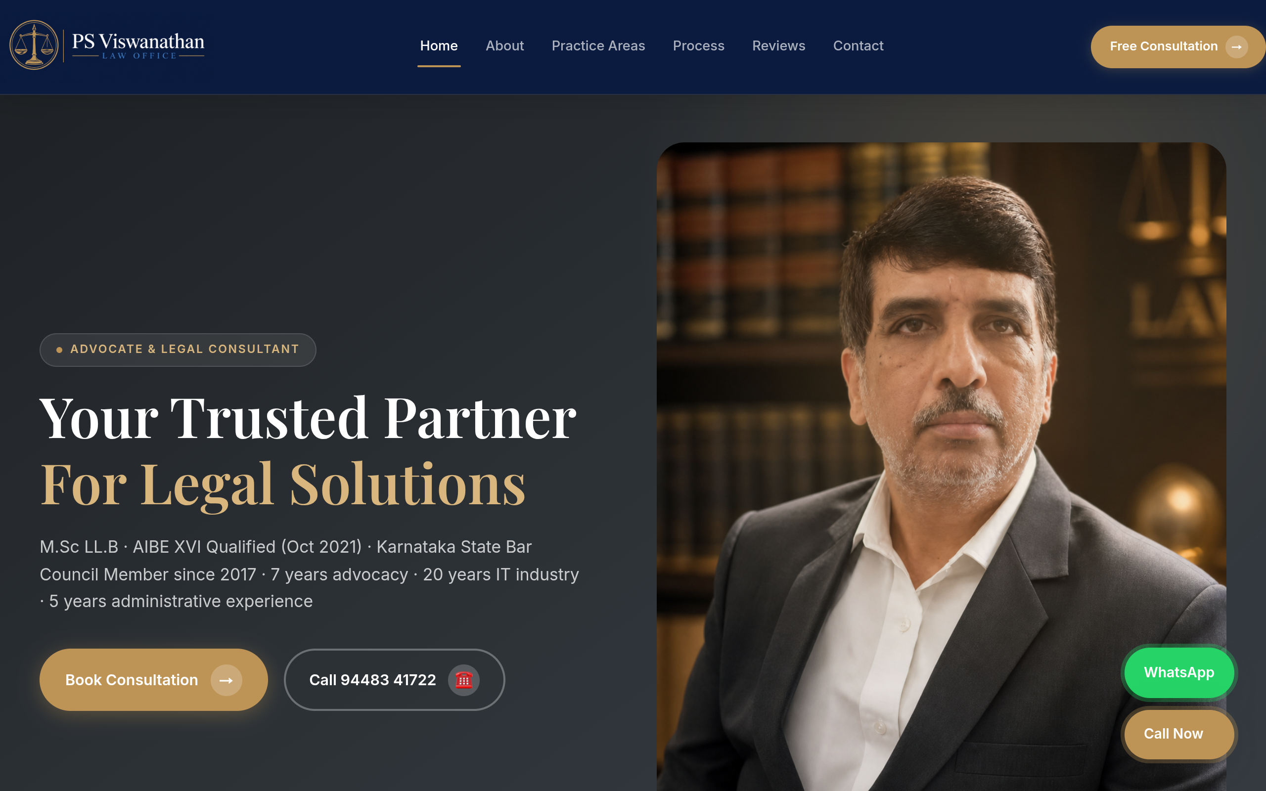 Legal Sys Info website preview